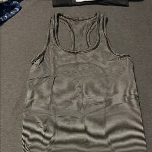 Lululemon Striped Black and White Women's Tank Top size 4